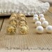 BEACH WEDDING JEWELRY, Bridal Gift, Mix and Match, Freshwater Pearl and Sand Dollar Stud Earrings, by Cheydrea