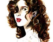 Lula Magazine Anais Pouliot Portrait - Limited Edition Giclée Fashion Print - A4 (8.3 x 11.7")