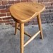 Stool made in sustainably sourced white oak.