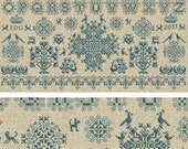 Frisian Cross Stitch Sampler No. 1 - Instant Download PDF Pattern