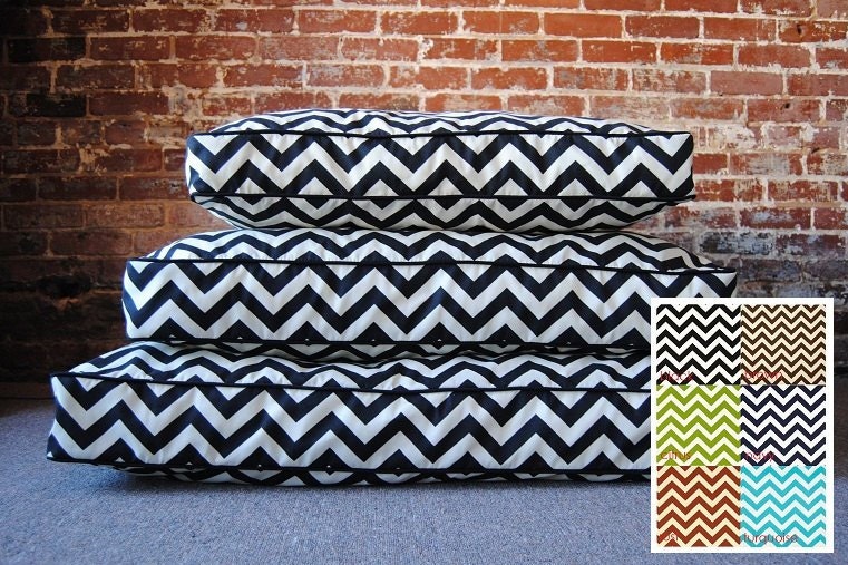 Large - Chevron Dog Bed - 36" x 42"