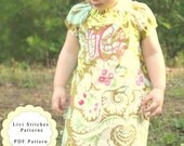 Ava Peasant Dress Pattern- Instant Download PDF Pattern and Tutorial- Livi Stitches Sewing Pattern