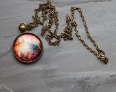 Orion Large Pendant Necklace - Wanderlust Collection - Valentines Day, Galaxy, Universe, Outer Space