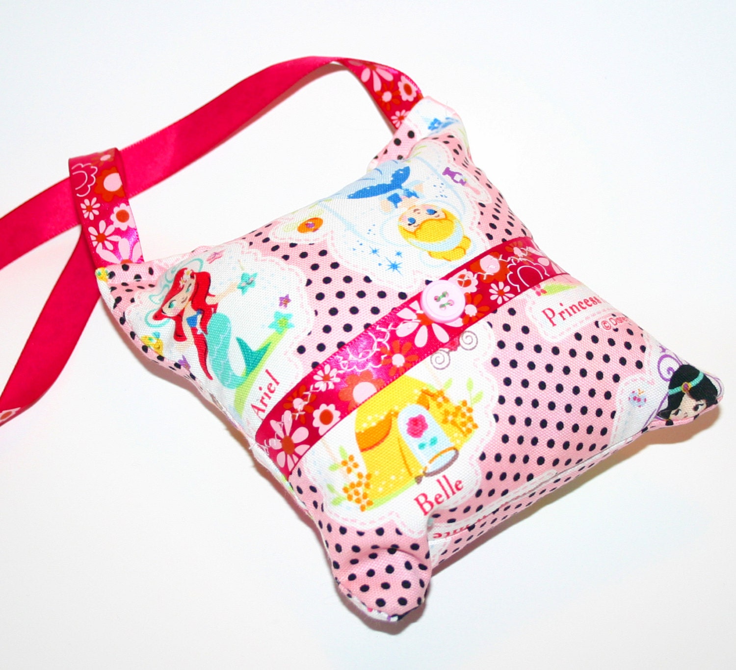 Disney Princess Tooth Fairy Pillow Homemade Designer Fabric - By Jennifer Star