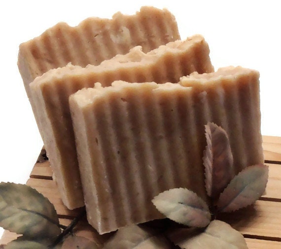 Patchouli Goat's Milk Soap - Cold Process Soap - Handmilled Soap - Olive Oil Shea Butter Soap