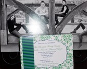 Kelly Green and Navy Blue Music Recital- 5x7 inch invite- print your own Il_170x135