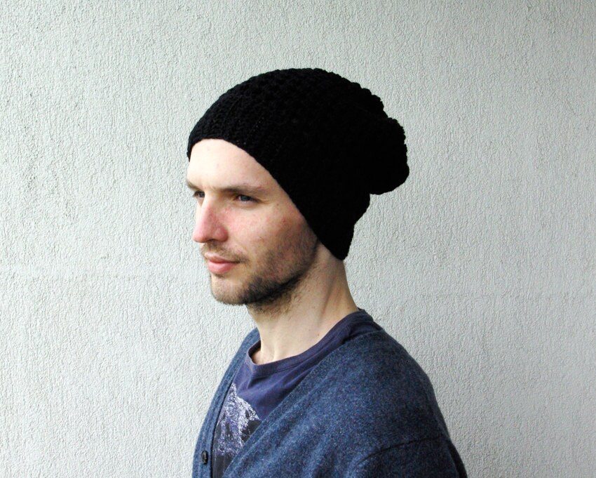 guys Mens Gaming   baggy hat slouch Beanie  Slouchy guys Hat Hat hat Crochet beanie