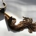 Second Anniversary Hematite Mega Tassel Necklace