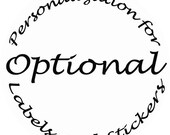 Optional personalization for Labels