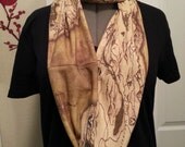 Skyrim map Infinity KNIT scarf - made to order