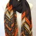Istanbul Aztec Tribal Western Abstract Print Summer Scarf Shawl Wrap Gift Idea Handmade Cover up