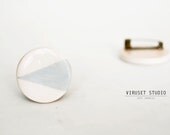 Ceramic brooch jewelry geometric pattern , geometric jewelry, brooches, ceramic jewelry, scandinavian design, viruset, round brooch, pin