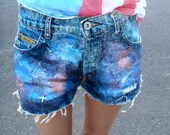 Galaxy shorts MADE TO ORDER
