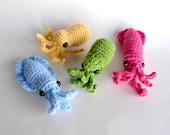 Kawaii Amigurumi Baby Cephalopods - CHOOSE ONE
