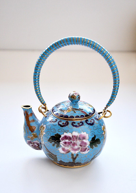 Vintage Cloisonne Teapot