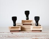 Washi Inspired - Rubber Stamp Set with Handles