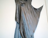 Vintage 1940s Silver Dress - Hollywood Style