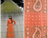 Ramona Rull MIRRORED INDIA Hippie Goddess Gown