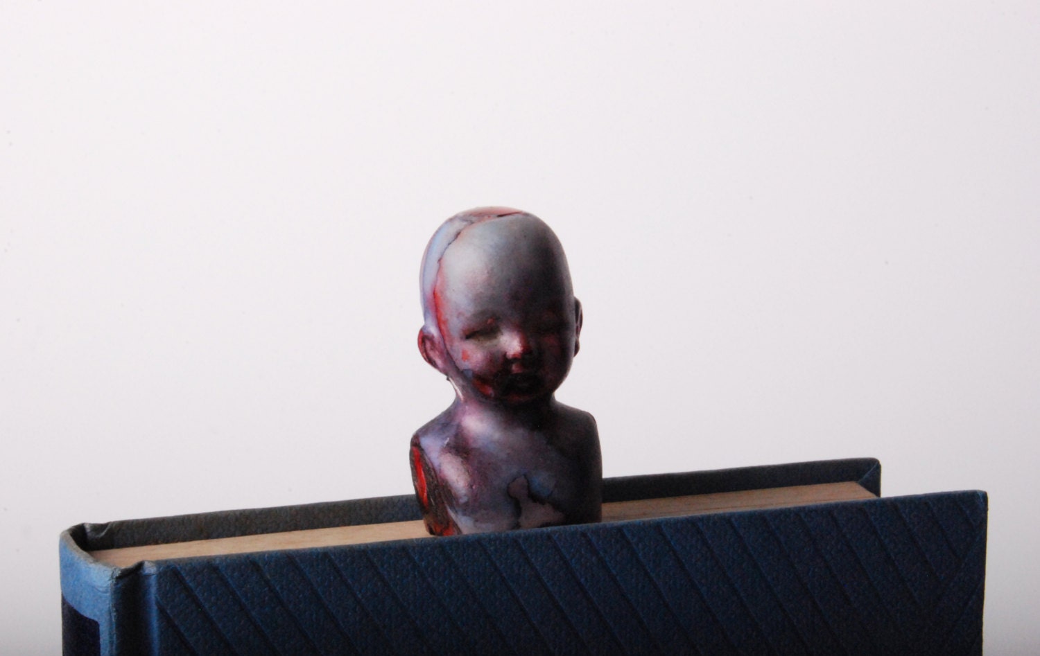 Oswald the ZOMBIE boy - BOOKMARK - /ooak/ - /Ready to ship - Gift wrapped/