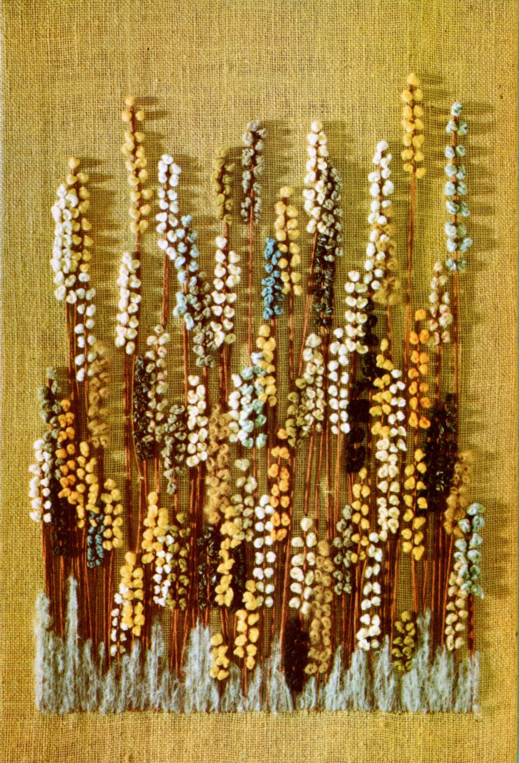 Items similar to French Knot Flowers Crewel Embroidery Instant Download