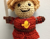 Merlin - Arthur Pendragon - inspired by Bradley James - Plush