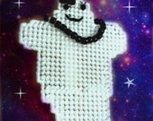 Betty Boo the Goth Ghost Pin  or Magnet a Ghostgap design