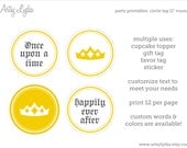 Once Upon a Time Cupcake Toppers: DIY Party Printable