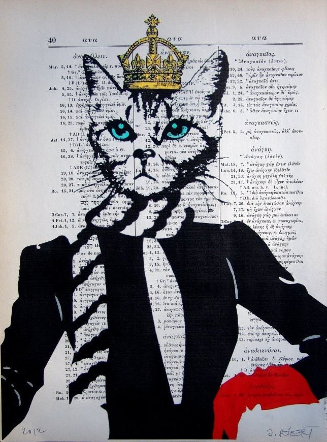 BLACK QUEEN, original ARTWORK, mixed media, art print