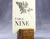 Wedding Table Numbers with Holders