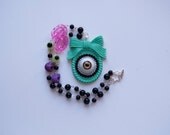 Creepy Candy Eyeball Necklace - Green