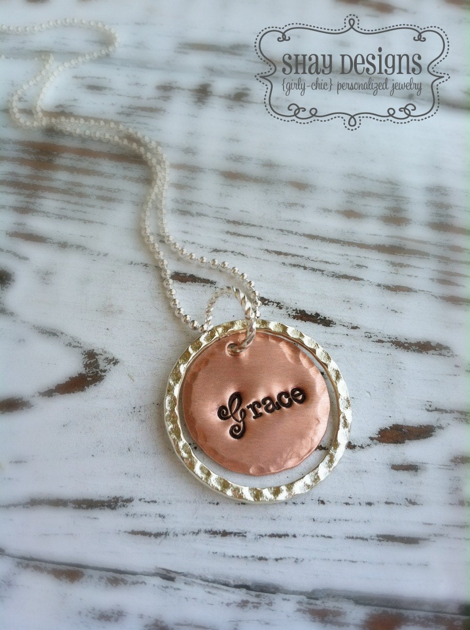 Stamped GRACE Necklace