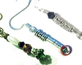 Sonic Screwdriver Earrings (Any Doctor) - Beaded Doctor Who Jewelry