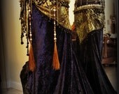 Tribal Horsehair Tassels- Bronzed Goddess- Tribal Fusion Hair and Costume Accessories