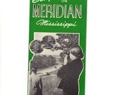 Vintage 1950s Meridian, Mississippi, brochure -- segregated schools