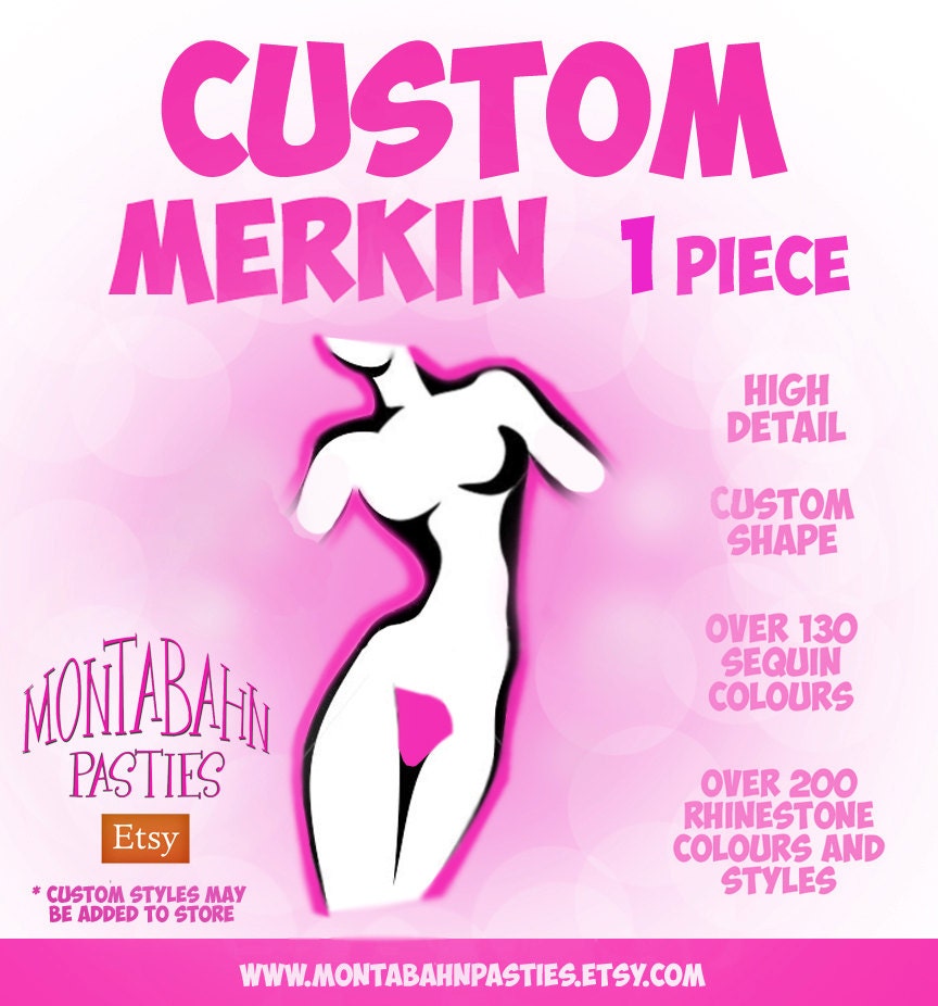 CUSTOM MERKIN 1 piece Burlesque