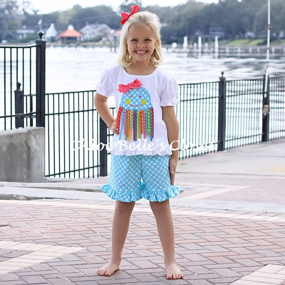 Adorable Jellyfish Short Set