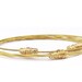 Gold Bangle Bracelets // Set of 3 // Gold Eco-Friendly Jewelry // Recycled Guitar Strings // Gold Bangle // Thin Gold Bracelet Stack