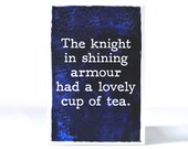 Blue Knight in Shining Armour Magnet