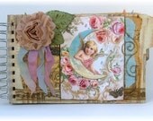 Scrapbook, Photo Album, Shabby Chic, Cottage, Wedding, Shower, Baby Girl