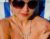 The Crystal Fan Necklace