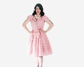 Vintage Button Tea Dress