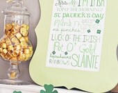 ST. PATRICK'S DAY Printable 8x10 Subway Art Print Il_170x135