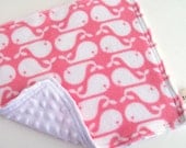 Lovie Security Blanket Whales Pink White Hope African Adoption Fundraiser