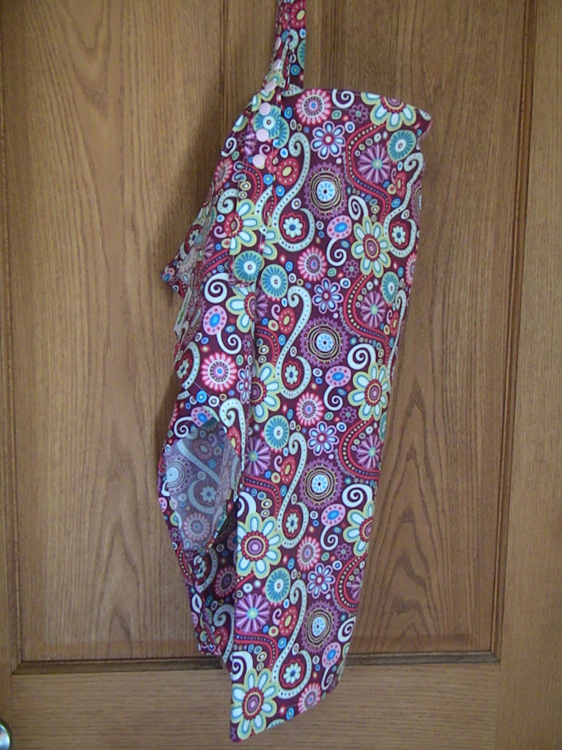 Groovy Purple Floral Nursing Cover