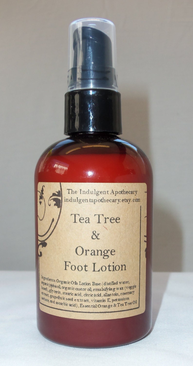 Tea Tree & Orange Foot Lotion