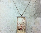 Fantasy Dragonfly Jewelry Necklace - Red Art Dragonfly Pendant Charm - Sarah Alden