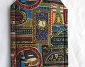 European Avenue Custom Fabric  Luggage Tag Cruise Travel Cruise Accessory Wedding Favor Gift Limited Edition