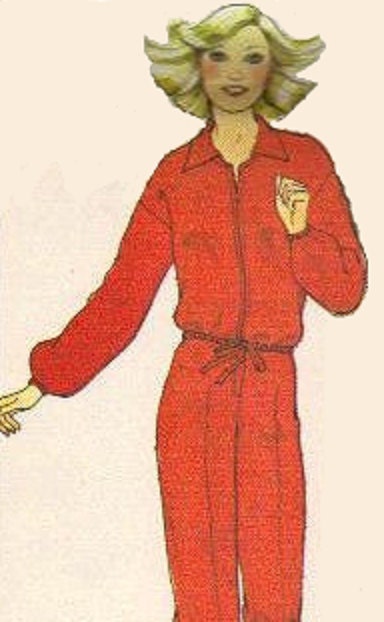 McCall's Sewing Pattern 1970s Hoodie Hooded Jacket Loose Fit Skirt Front Zipper Pants Long Sleeve Shirt Bust 32 Uncut FF