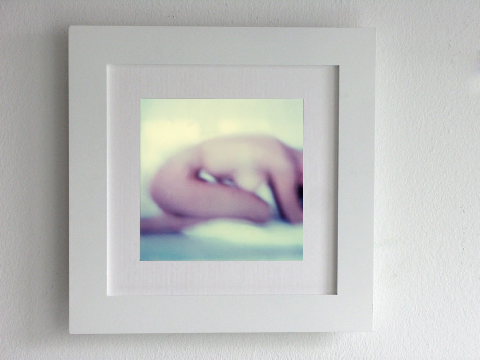 Female Nude Photo, Polaroid Art, Boudoir Photo