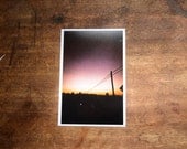 Sunset Highway / 4x6 Photo / Wall Art